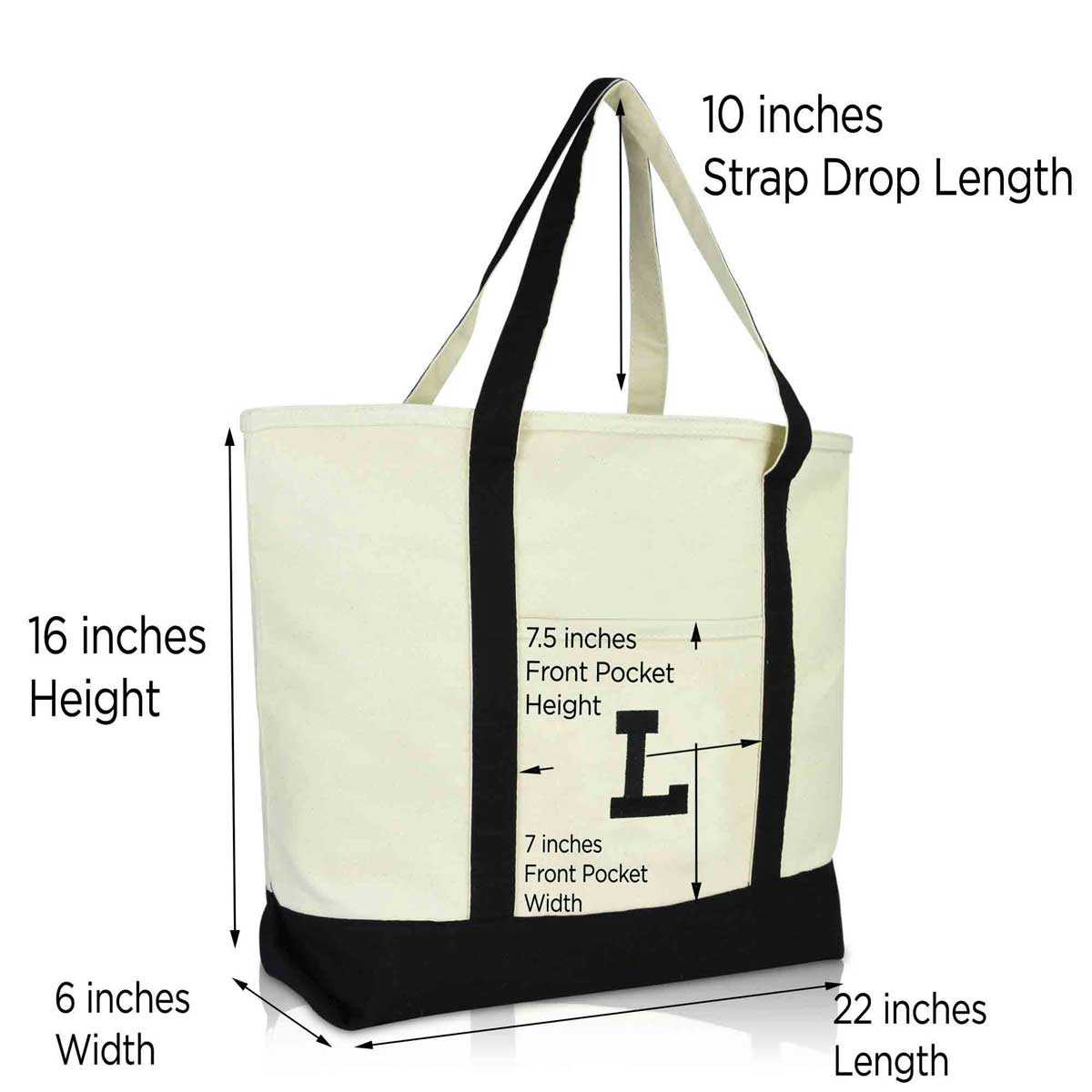 Varsity Jute Bag 2 Sizes - Personalised