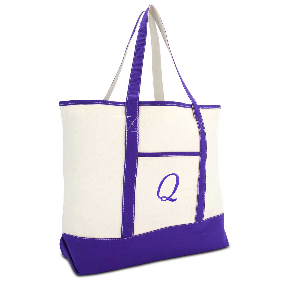 Monogrammed tote bags with cheap pockets