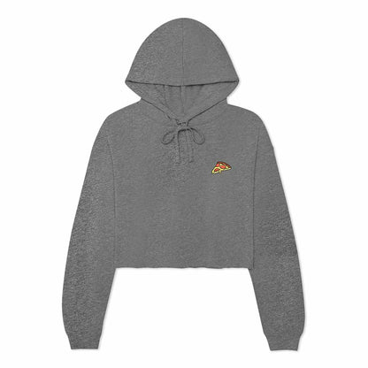 Dalix Pizza Cropped Hoodie