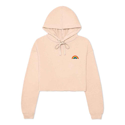 Dalix Rainbow Cropped Hoodie