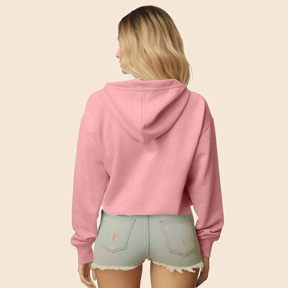 Dalix Rainbow Cropped Hoodie