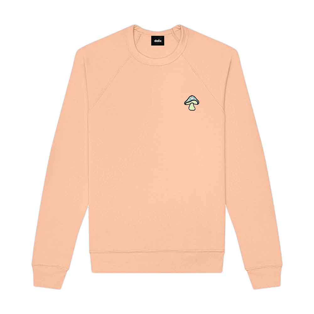 Dalix Mushroom Crewneck Sweatshirt (Glow in the Dark)