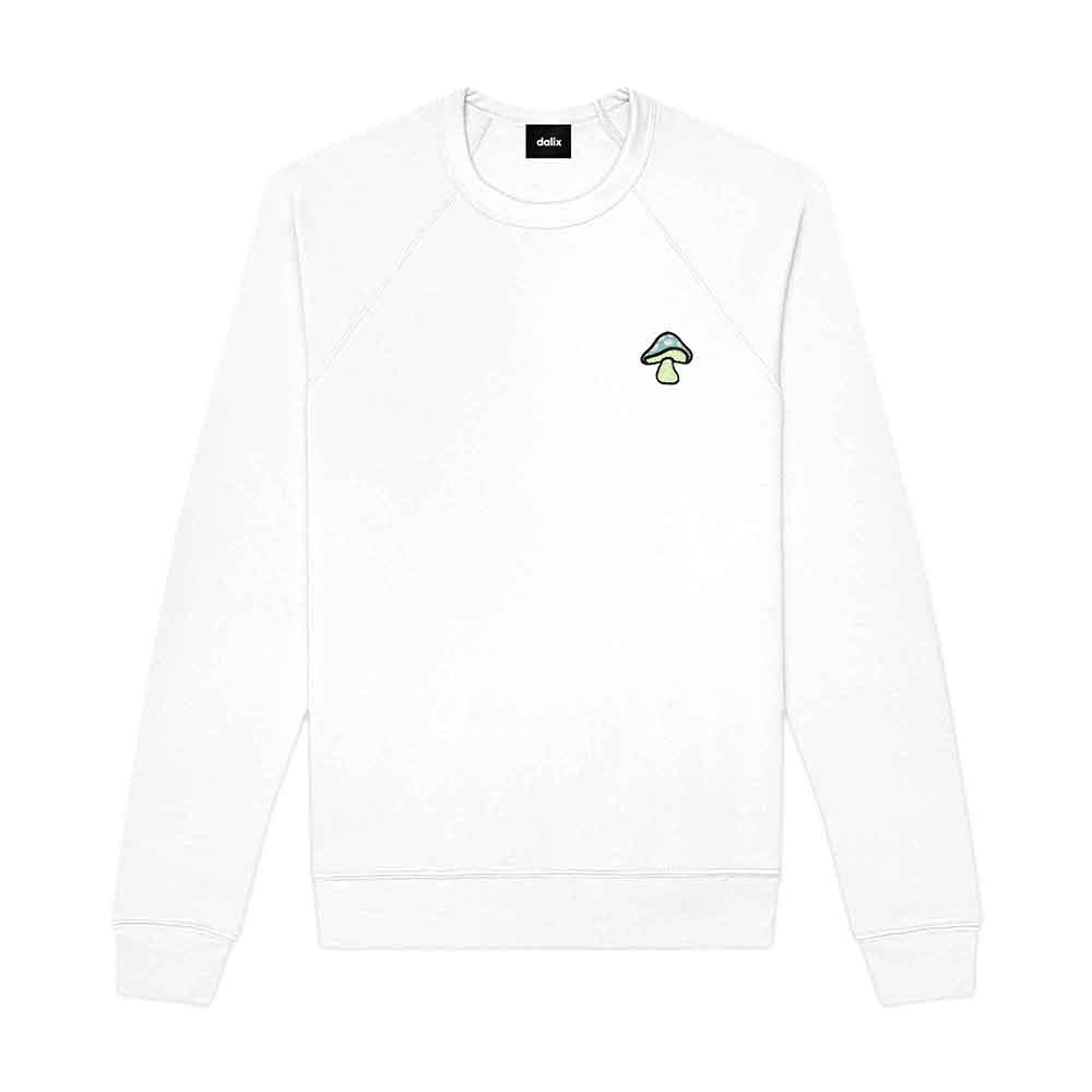 Dalix Mushroom Crewneck Sweatshirt (Glow in the Dark)