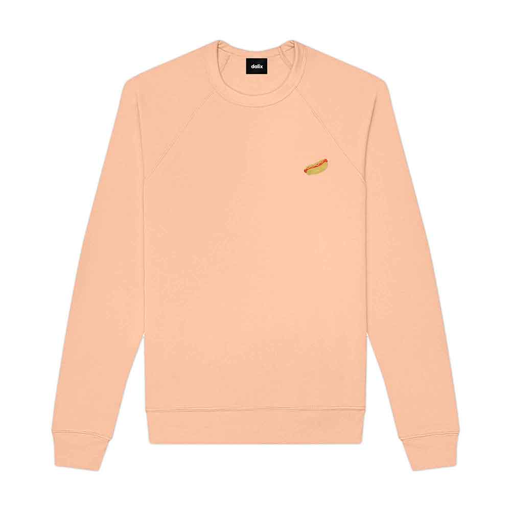 Dalix Hot Dog Crewneck Sweatshirt