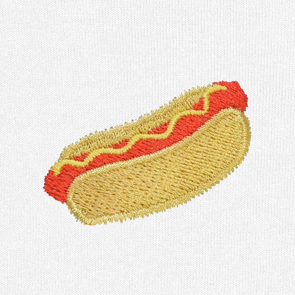 Dalix Hot Dog Crewneck Sweatshirt